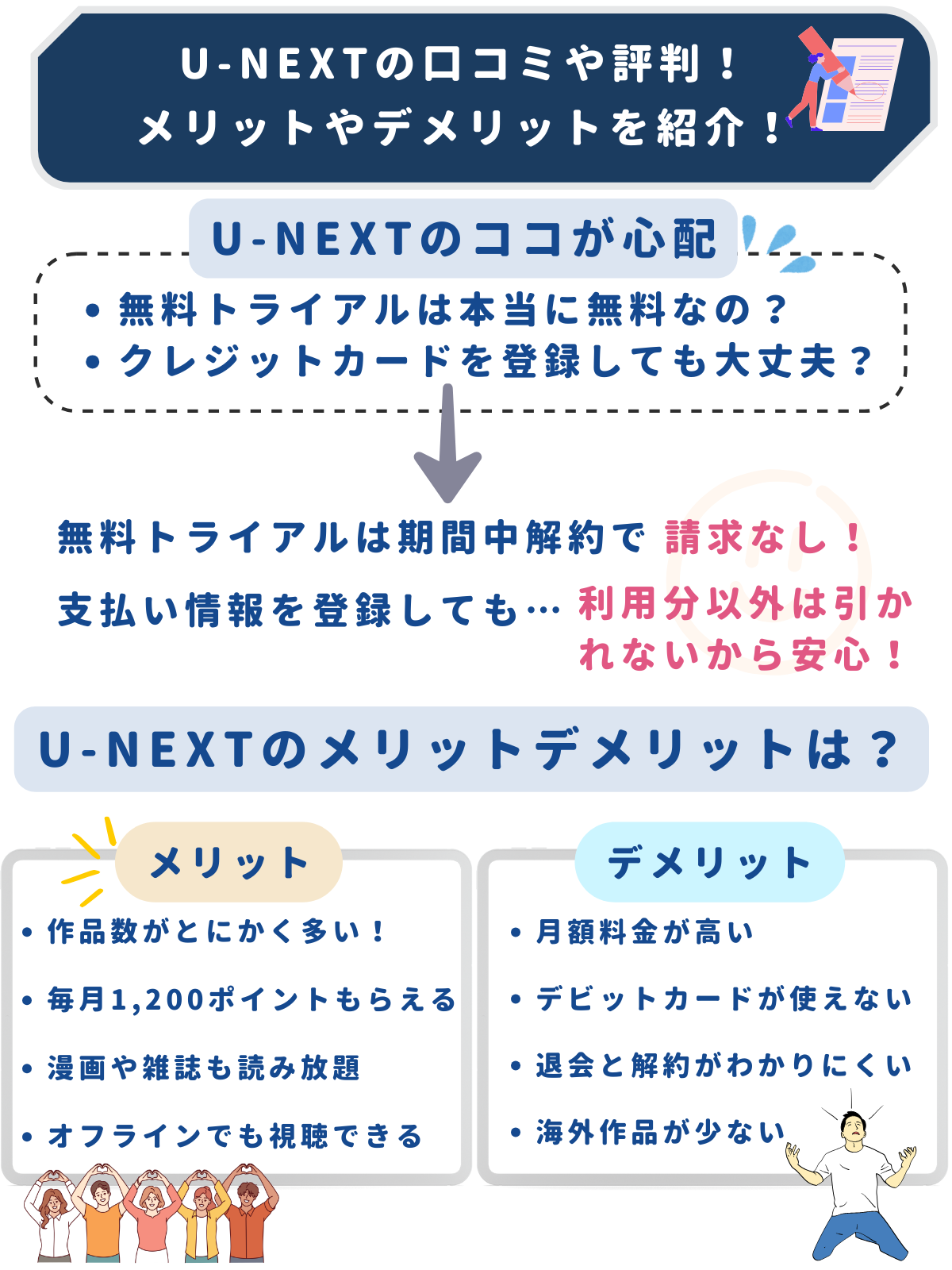 U-NEXTの口コミと評判！メリット・デメリットから評価やレビューを紹介 – ネットログ